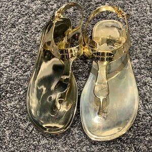 Michael Kors Gold Sandals